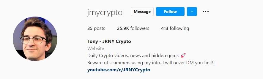 Tony - JRNY Crypto